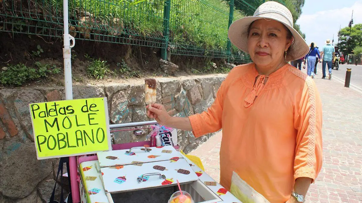 paleta de mole en San Andres Cholula